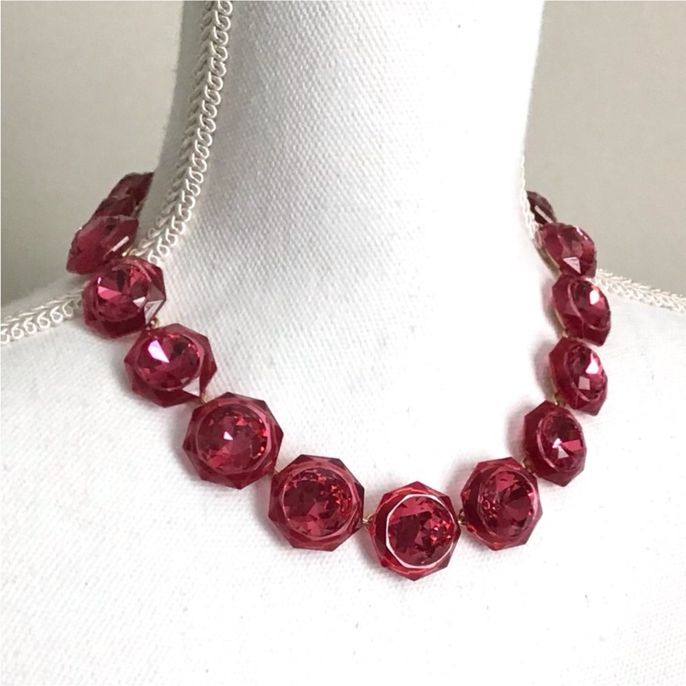 J. CREW Necklace Crystals Gemstones Gorgeous RARE New With Tag - Picture 6 of 10